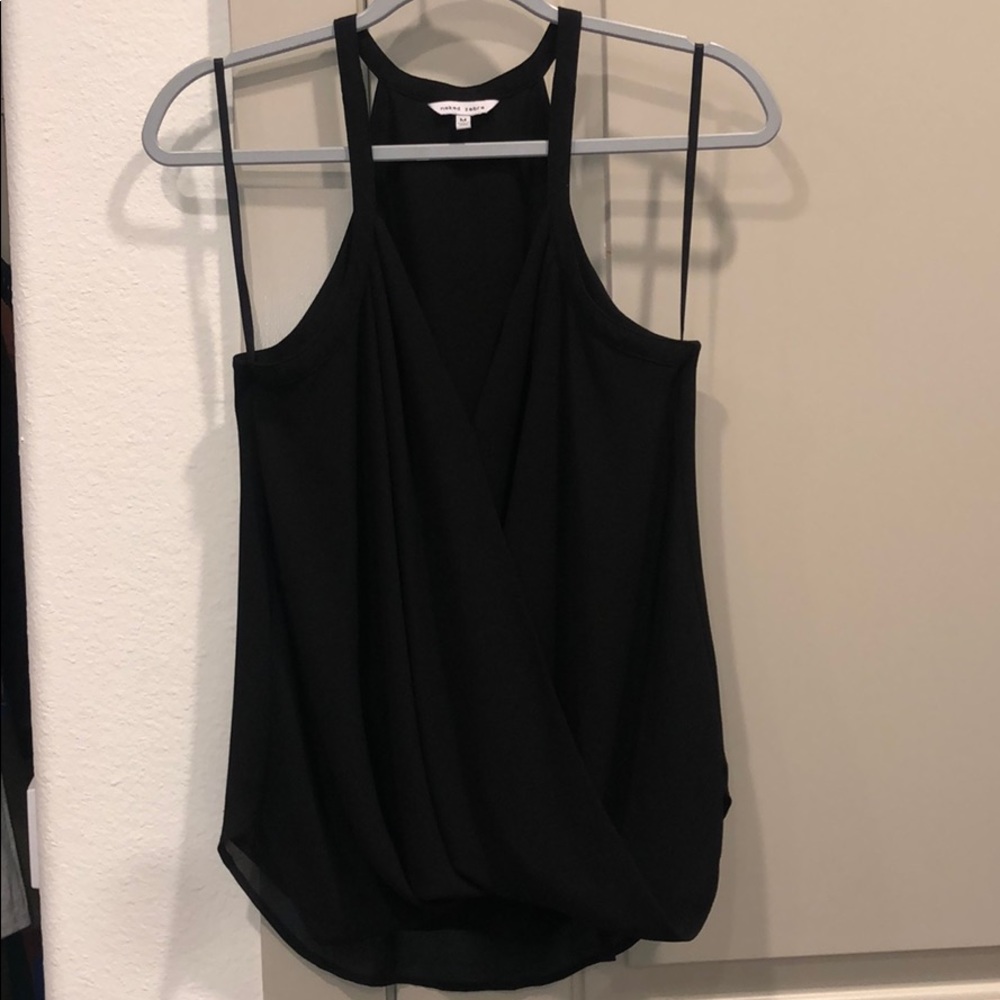 Naked Zebra Black Dressy Tank